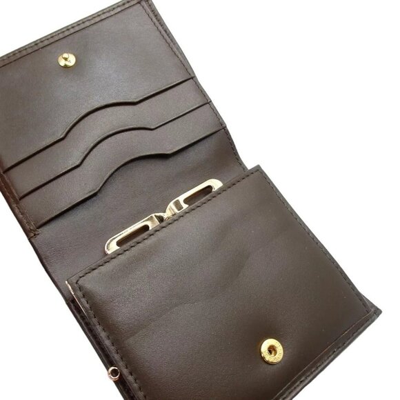 721167AM (V2) Burberry Wallet Brown PVC - Picture 5 of 11